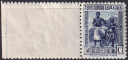 Spanish Guinea 1934 Sc 268 Ed 250 Margin Single MNH** - Guinée Espagnole