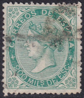 Spain 1868 Sc 101 España Ed 100 Used - Usados