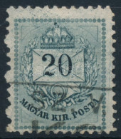 O 1881 Színesszámú 20kr 11 1/2 Fogazással, Lemezjavítások, Az Egész Bélyegen - Altri & Non Classificati