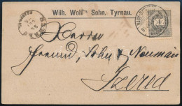 1894 Nyomtatvány Német Nyelven 1Kr Bérmentesítéssel "NAGY-SZOMBAT" - "SZERED" - Other & Unclassified