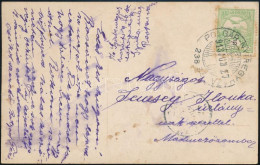 1913 Képeslap "POLGÁR-NYÍREGYHÁZA 238. SZ" Mozgóposta Bélyegzéssel - Autres & Non Classés