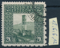 O Bosznia-Hercegovina 1906 2K Vegyes Fogazással, 12 : 6 : 6 : 12 - Autres & Non Classés