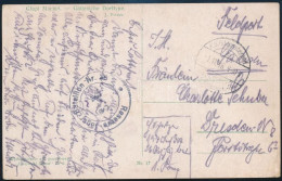 1916 Tábori Posta Képeslap "Reserve-Jäger-Bataillon Nr. 36" Drezdába - Sonstige & Ohne Zuordnung