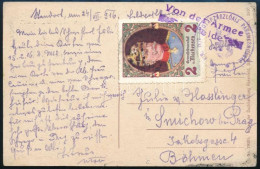 1916 Tábori Posta Képeslap (Vatra Dornei) "Von Der Armee Im Felde" Bélyegzéssel, Mackensen Levélzáróval - Sonstige & Ohne Zuordnung