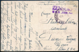 1917 Tábori Posta Képeslap "S.M.S. ERZH. FRI(EDRICH)" - Andere & Zonder Classificatie