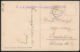 1916 Tábori Posta Képeslap "K.u.k. Mob. Reservespital 2/16" - Otros & Sin Clasificación