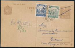 1923 Budapest Helyi Levelezőlap 8.5K Bérmentesítéssel - Altri & Non Classificati