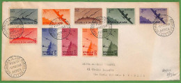 ZA1606 - SAN MARINO -  Storia Postale -  COVER Busta AIRMAIL 50/59 Not FDC 1948 - FDC