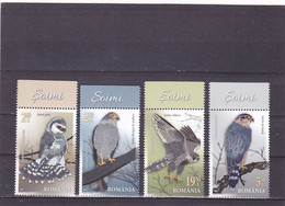 ROMANIA 2021 STAMPS EAGLE RAPTOR BIRDS NATURE MNH FULL SET + TABS - Águilas & Aves De Presa