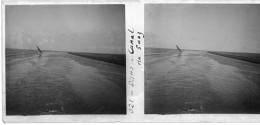 PP 498 - EGYPTE - Dans Le Canal De Suez - Diapositivas De Vidrio