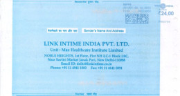 INDIA. - 2023, POSTAL FRANKING MACHINE COVER TO DUBAI. - Lettres & Documents