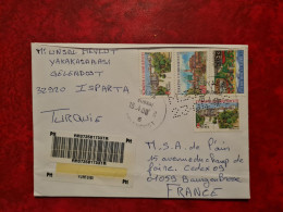 Lettre / Carte  RECOMMANDE GELENDOST 2008 YAKA - Sonstige & Ohne Zuordnung