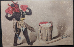 Krampus Card Ppc Original Colors, Reprint I- 71 - Märchen, Sagen & Legenden