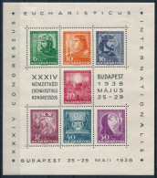 * 1938 Eucharisztikus Blokk (**10.000) (ránc / Crease) - Other & Unclassified