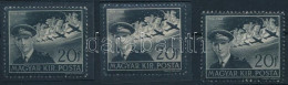 ** 1942 Kormányzóhelyettesi Gyászbélyeg 7 Ill. 9 Csillaggal + Támpéldány (5.000) - Otros & Sin Clasificación