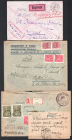 1931-1942 5 Db Feladónak Visszaküldött Levél , Közte Ajánlottak, Expressz Valamint 1 Levélszekrényből - Other & Unclassified