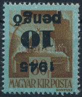 ** 1945 Kisegítő 10P/80f Fordított Felülnyomással - Otros & Sin Clasificación