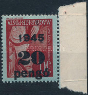 ** 1945 Kisegítő 20P/30f Fordított Felülnyomással - Otros & Sin Clasificación