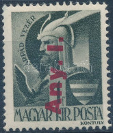 ** 1946 Betűs (I.) Any.I./1f Elcsúszott, Fordított Felülnyomással - Otros & Sin Clasificación