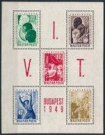 ** 1949 VIT (I.) - Budapest Blokk (8.000) - Otros & Sin Clasificación