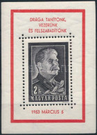 ** 1953 Sztálin Blokk Gépi Nyomású (6.000) - Altri & Non Classificati