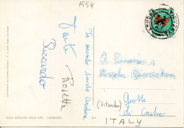 Philatelic Postcard With Stamps Sent From TANZANIA To ITALY - Tanzania (1964-...)