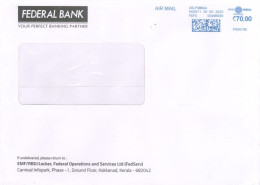 INDIA. - 2023, POSTAL FRANKING MACHINE COVER TO DUBAI. - Brieven En Documenten