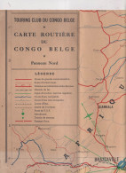 Carte Routière Du Congo Belge - Roadmaps