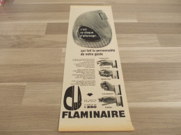 Reclame Advertentie Uit Oud Tijdschrift 1963 - C'est Ce Disque D'allumage - CLUB Flaminaire - Publicités