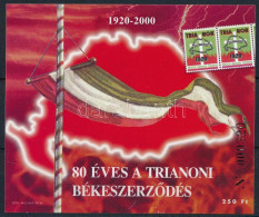 ** 2000 80 éves A Trianoni Békeszerződés Emlékív - Otros & Sin Clasificación