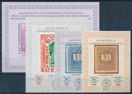 ** 2000/20+21+22+23 2. MAFITT Világtalálkozó - 100 éves A Turul Bélyeg 4 Klf Emlékív (5.000) / Souvenir Sheet Collection - Otros & Sin Clasificación