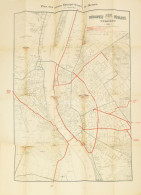 1885 Balázs Mór: Plan Plan Des Neuesten Dampf-Tramway -Netzes. (a Legújabb Gőzvillamos Hálózat Térképe.) A Vasút és Vill - Otros & Sin Clasificación
