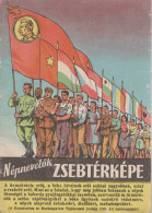 Népnevelők Zsebtérképe [1950] (Budapest, 1950). (Magyar Dolgozók Pártja Központi Vezetőséges Agitációs Osztálya - Hírlap - Autres & Non Classés