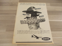 Reclame Advertentie Uit Oud Tijdschrift 1963 - SABENA - Publicités