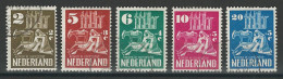 Niederlande NVPH 556-60, Mi 558-62 O - Usados