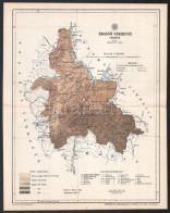 1896 Brassó Vármegye Térképe, Tervezte: Gönczy Pál, 1 : 360.000, Bp., Posner Károly Lajos és Fia, A Pallas Nagy Lexikona - Otros & Sin Clasificación