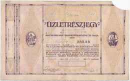 Újpest 1942. "Újpesti Takarék és Hitelszövetkezet Mint Az Országos Központi Hitelszövetkezet Tagja" 16db üzletrészjegye  - Sin Clasificación