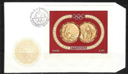 ● ROMANIA 1961 ● Medaglie Olimpiche ● Olympics ● Sport ● Roma ● FDC BF N. 51 ● Cat. ? € ● Lotto XX ● - FDC