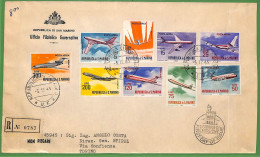 ZA1611  - SAN MARINO - Storia Postale - FDC COVER Primo Giorno AIRPLANES  1963 - FDC