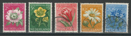 Niederlande NVPH 583-87, Mi 588-92 O - Usados