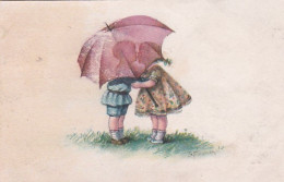 3817	241	Onder De Paraplu. (poststempel 1920) - Cartes Humoristiques