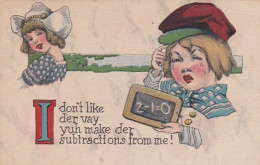 3817	270	I Don’t Like Der Vay Yuh Make Der Subtractions From Me !(poststempel 1917) - Cartes Humoristiques