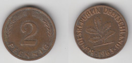 2 PFENNIG 1963 J - 2 Pfennig