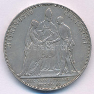 Ausztria 1854A 1G Ag "Ferenc József és Erzsébet Házasságkötése" Bécs T:VF Austria 1854A 1 Gulden Ag "Wedding Of Franz Jo - Non Classés