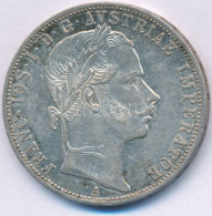 Ausztria 1860A 1Fl Ag "Ferenc József" T:AU Patina, Kis Ph Austria 1860A 1 Florin Ag "Franz Joseph" C:AU Patina, Small Ed - Sin Clasificación