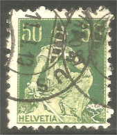 XW01-3045 Suisse 1908 Helvetia 50c - Gebraucht