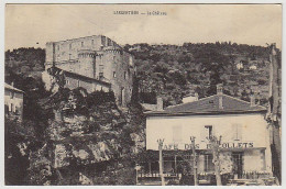 7 - B11231CPA - LARGENTIERE - Le Château - Café Des Recollets - Parfait état - ARDECHE - Largentiere