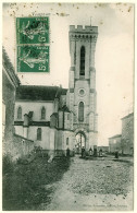 47 - B11087CPA - TOURNON D'AGENAIS - L'eglise - Sciage Bois - Bon état - LOT-ET-GARONNE - Tournon D'Agenais