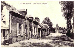 53 - B22502CPA - GORRON - Rue Et Chapelle Du Bignon - Très Bon état - MAYENNE - Gorron