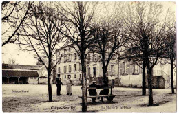 77 - B22461CPA - CLAYE SOUILLY - La Mairie Et La Place - Très Bon état - SEINE-ET-MARNE - Claye Souilly